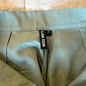 Ilana Kohn cropped sage green trousers. Barely worn!